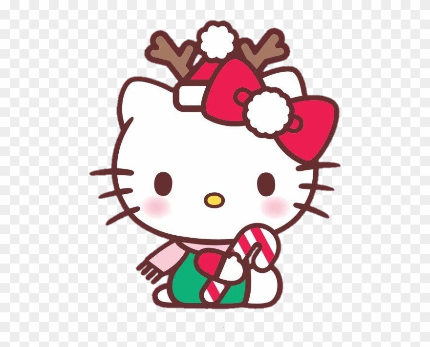 Hello Kitty Christmas Clip Art - Png Download