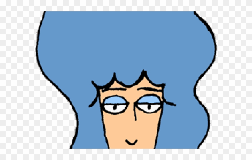 Hairstyles Clipart Crazy Wig - Png Download