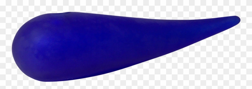 Philippe Starck For Daum L' Etrangete Cobalt Blue Art Clipart