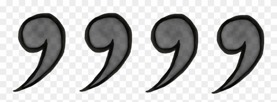 The English Comma Clipart