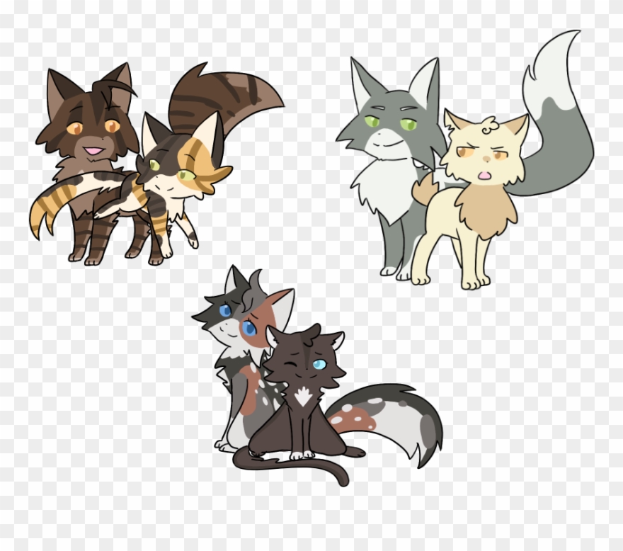 Brambleclaw And Tawnypelt Clipart