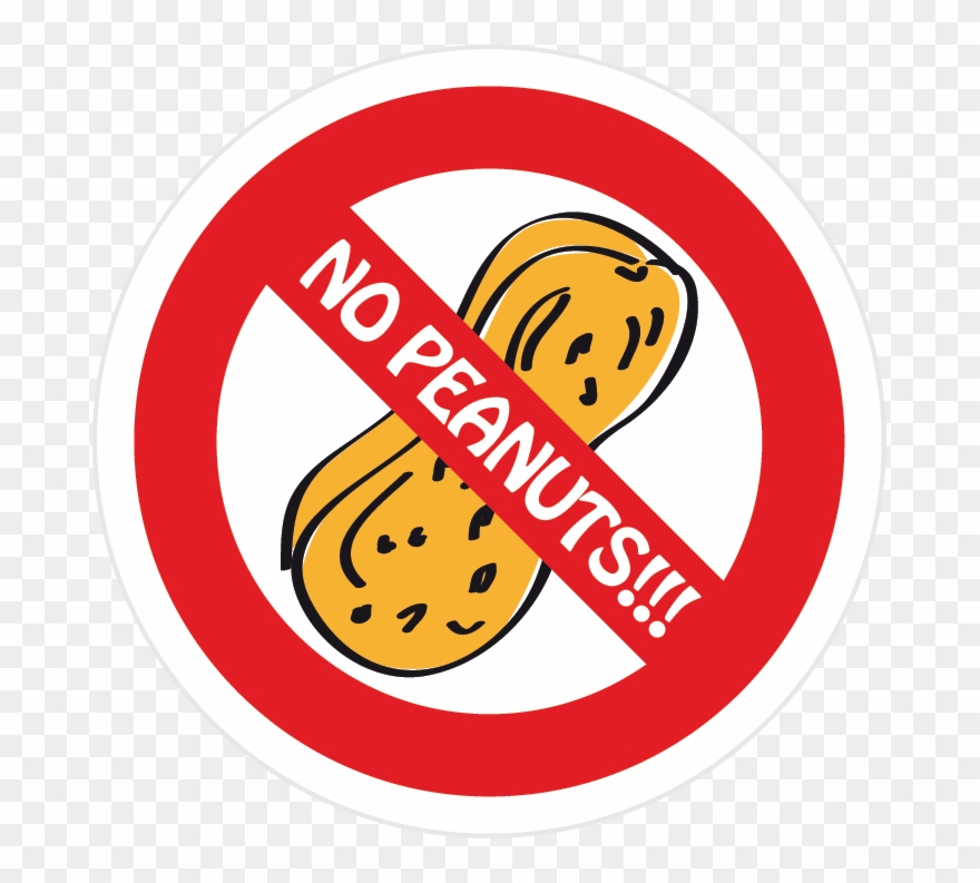 Allergy Alert Labels Gluten Intolerance Uae Peanuts Clipart