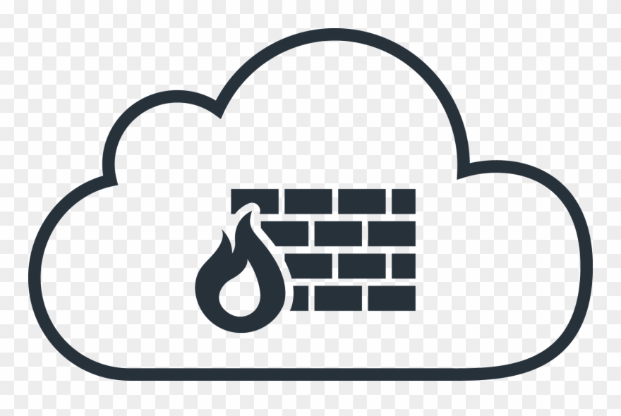 Managed Firewall Clipart