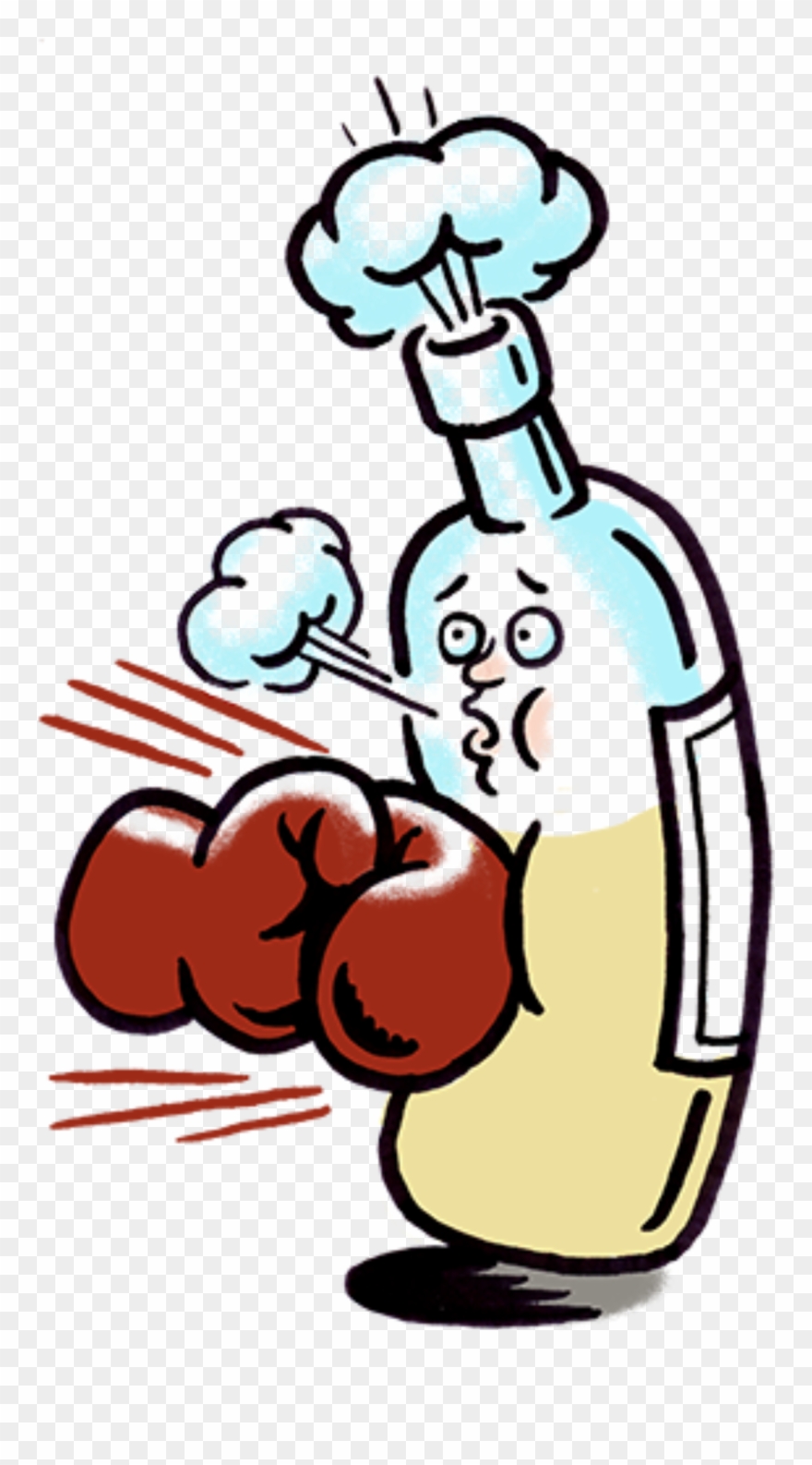 Deflating Leftover Wine Worries Leftover Wine, No Worries, Clipart