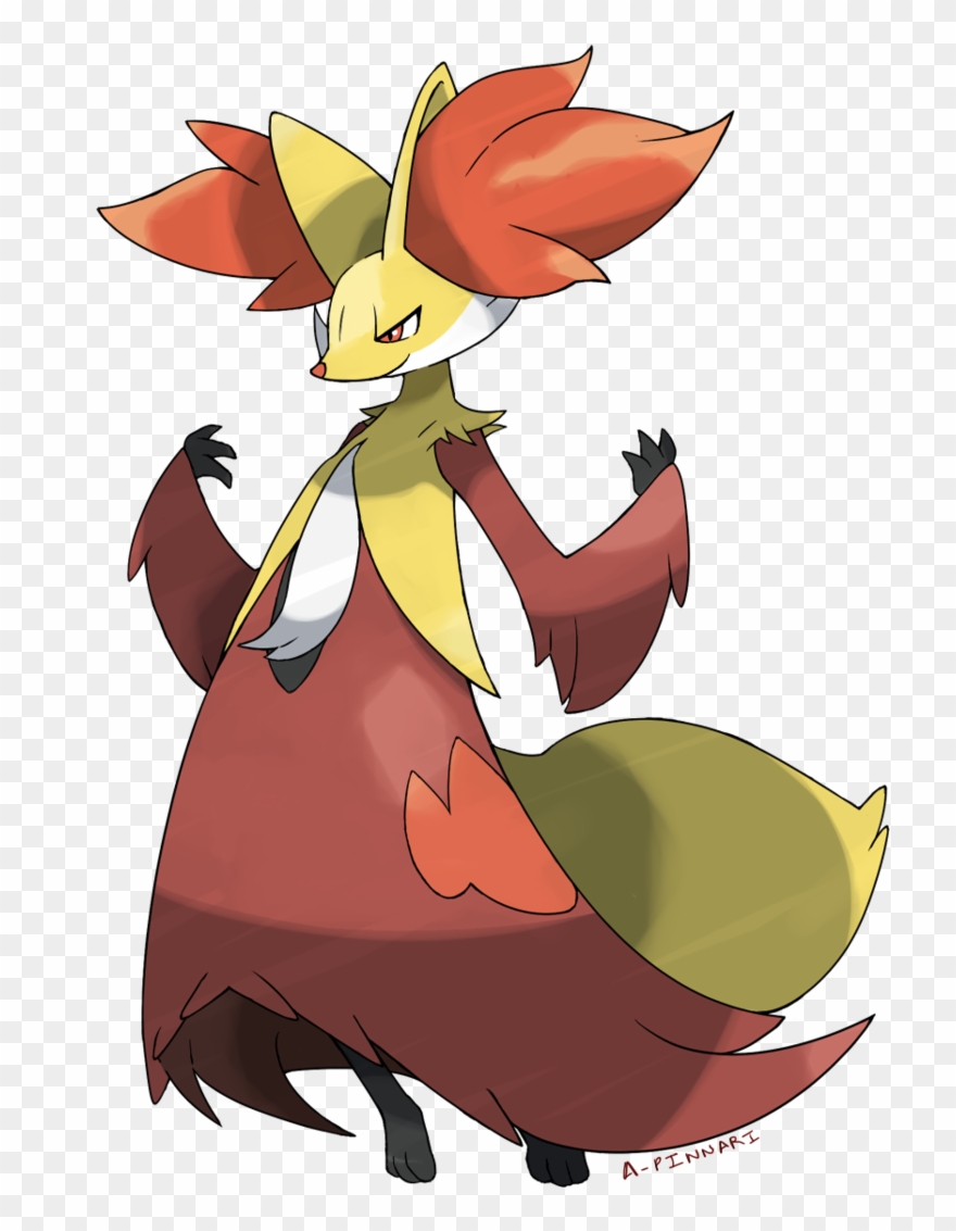 But I Don't Like Delphox Clipart