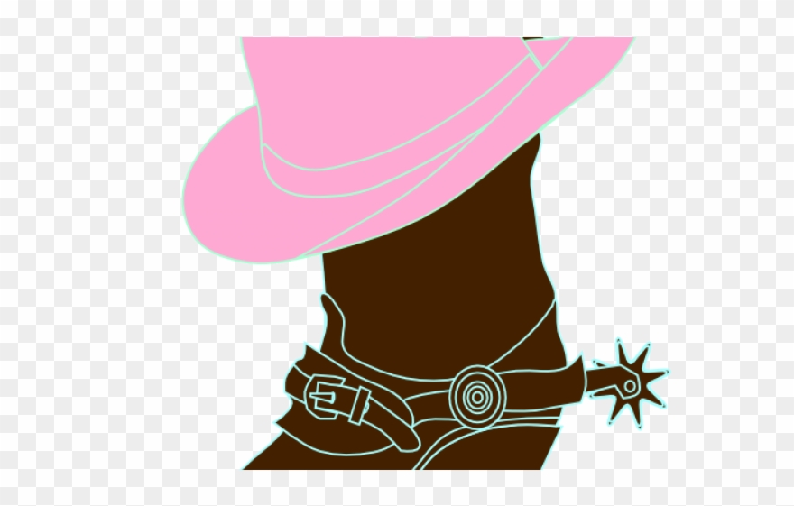 Cowgirl Clipart Background - Png Download