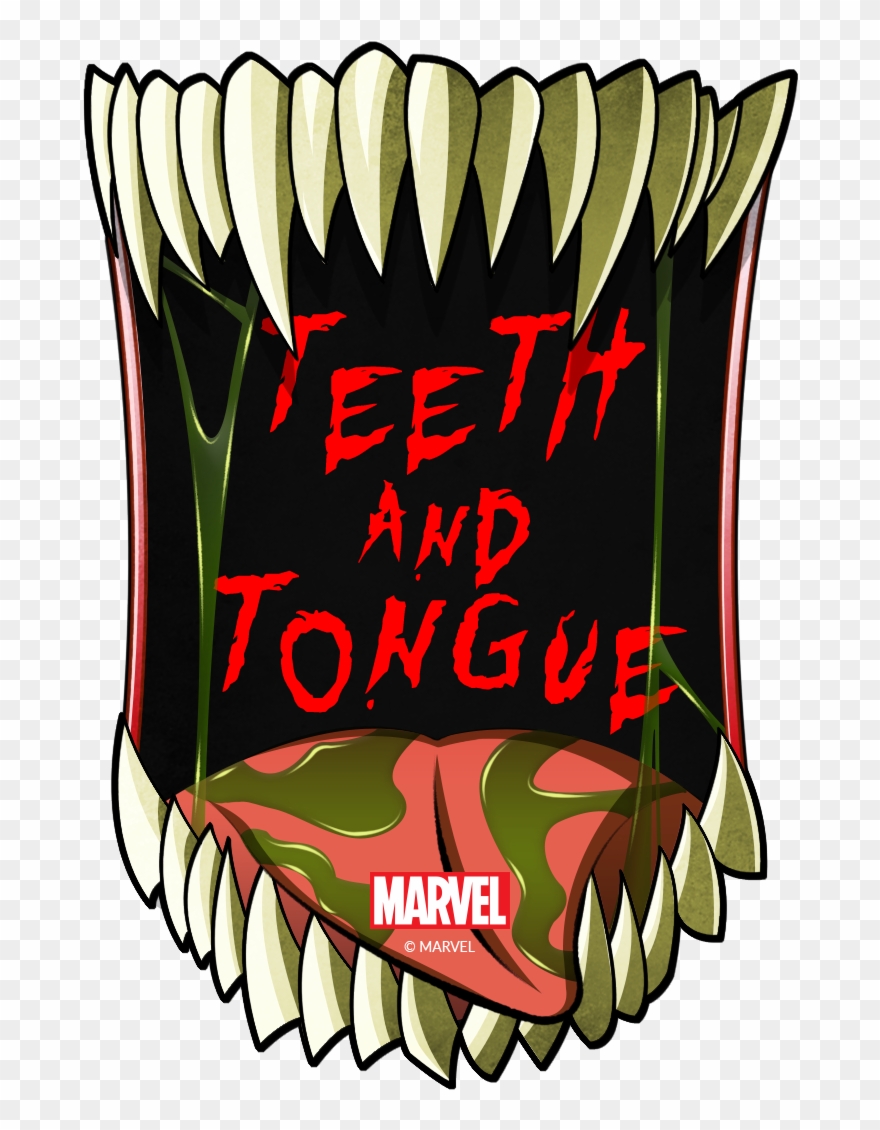 Venom Teeth And Tongue Clipart