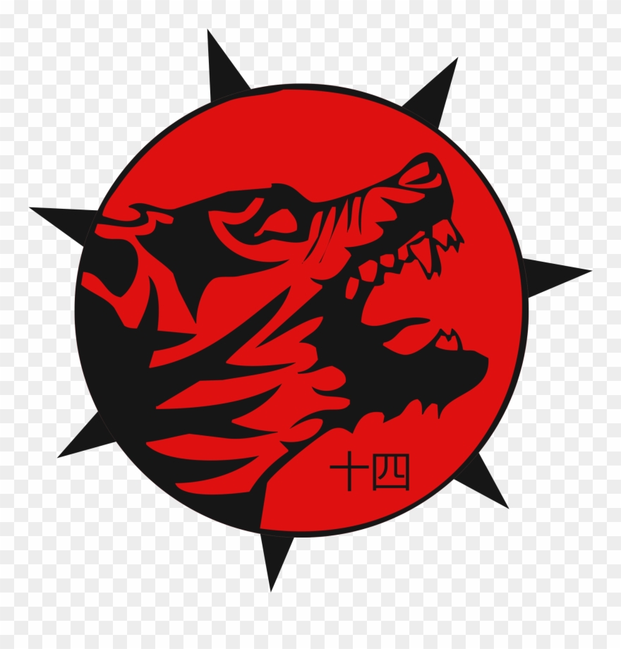 14 Red Dogs Triad Clipart