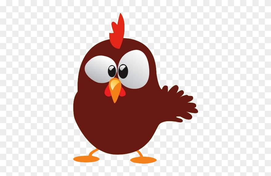 The Reluctant Chicken Clipart