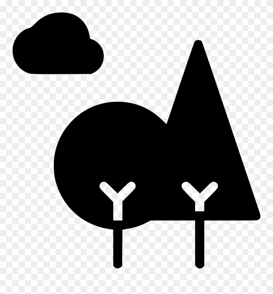 Forest Svg Outline Clipart