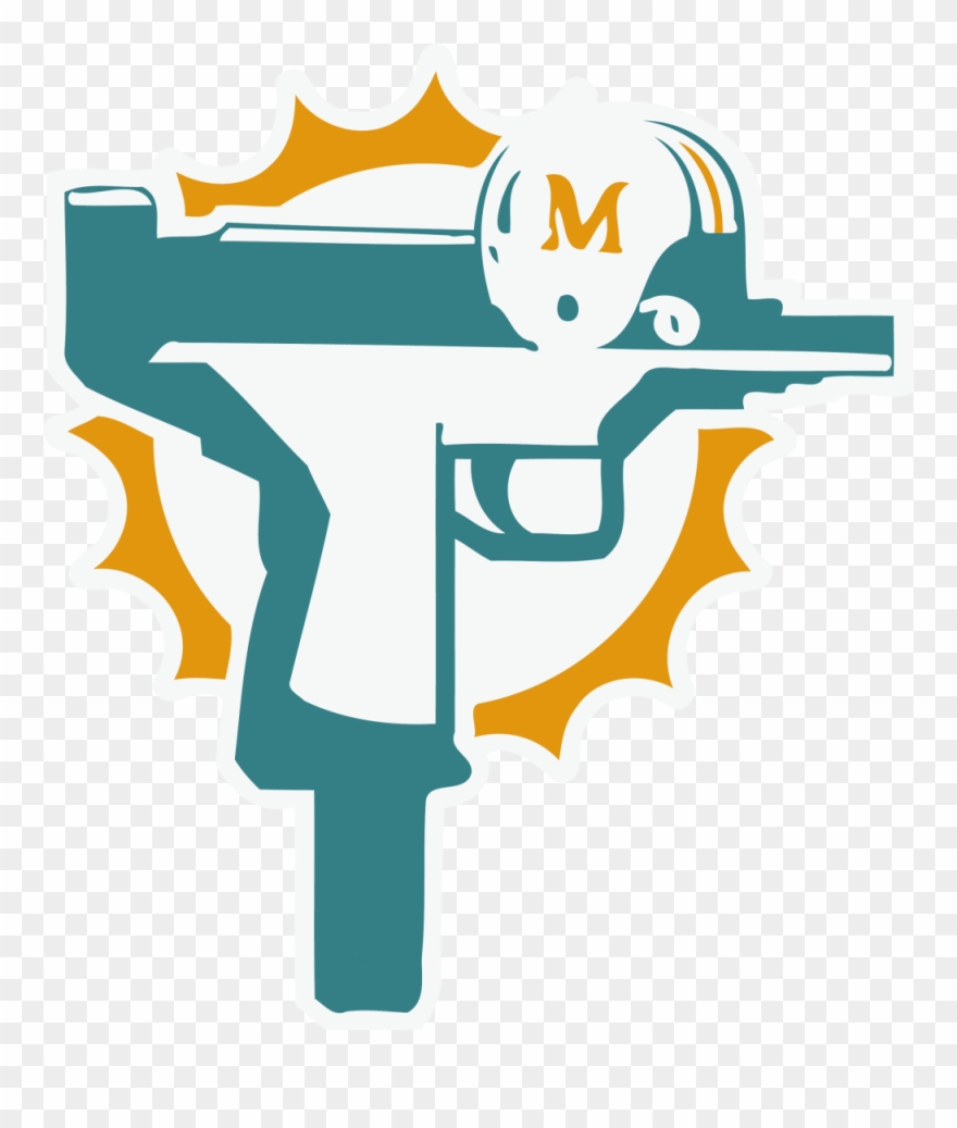 Custom Miami Dolphins Gun T Shirt Football Clipart