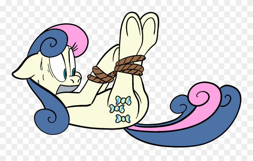 Earth Pony, Female, Floppy Ears, Gag, Hogtied, Hooves, Clipart