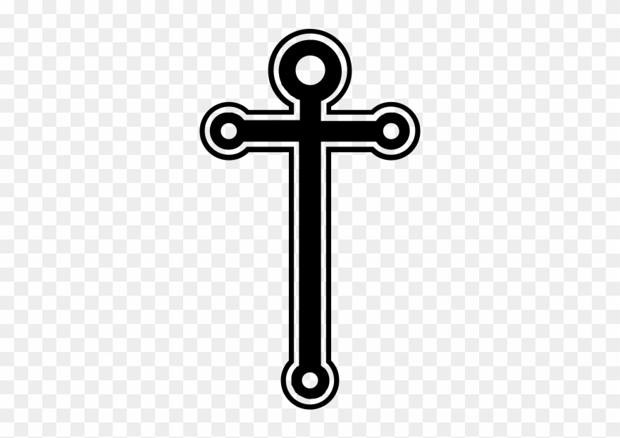 Cross Rubber Stamp Clipart