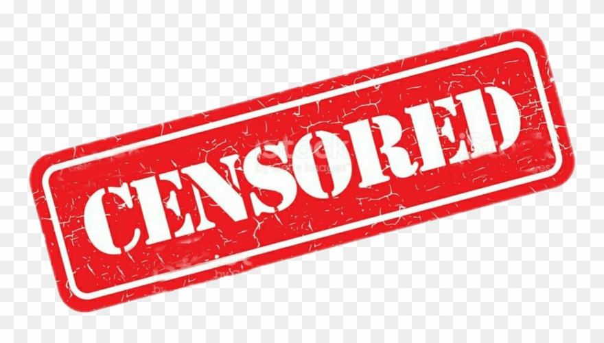 Censored Sign Png Clipart