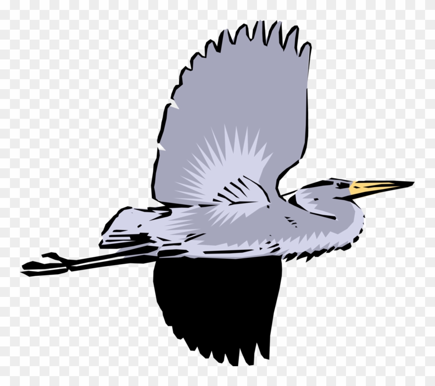 Great Blue Heron Crane Clipart