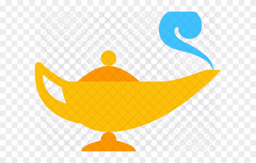 Genie Lamp Clipart - Png Download
