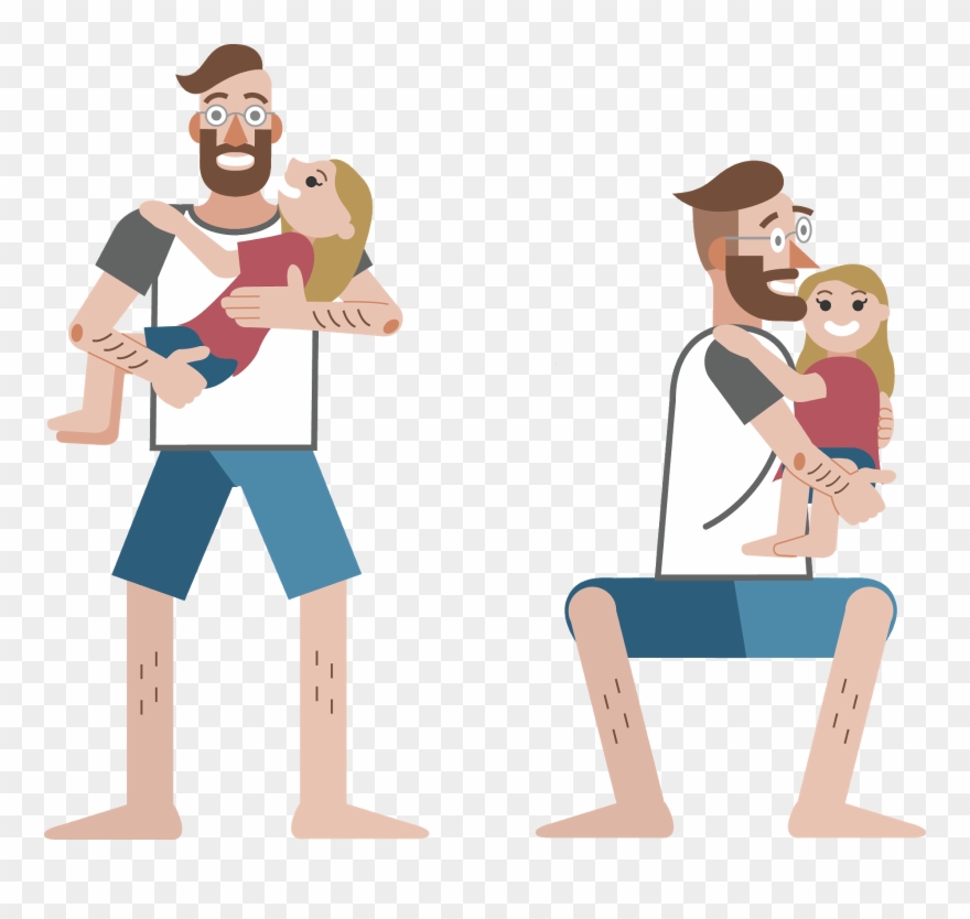 Soothing Squat Clipart