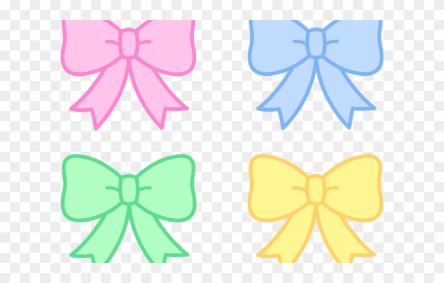 Bow Clipart Baby Girl - Png Download