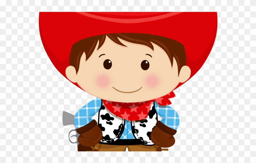 Little Girl Clipart Cowgirl - Png Download