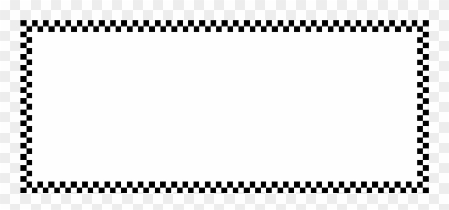 Illustration Of A Blank Checkered Frame Border Clipart