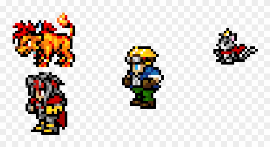 Ff7 1/2 Companions Clipart
