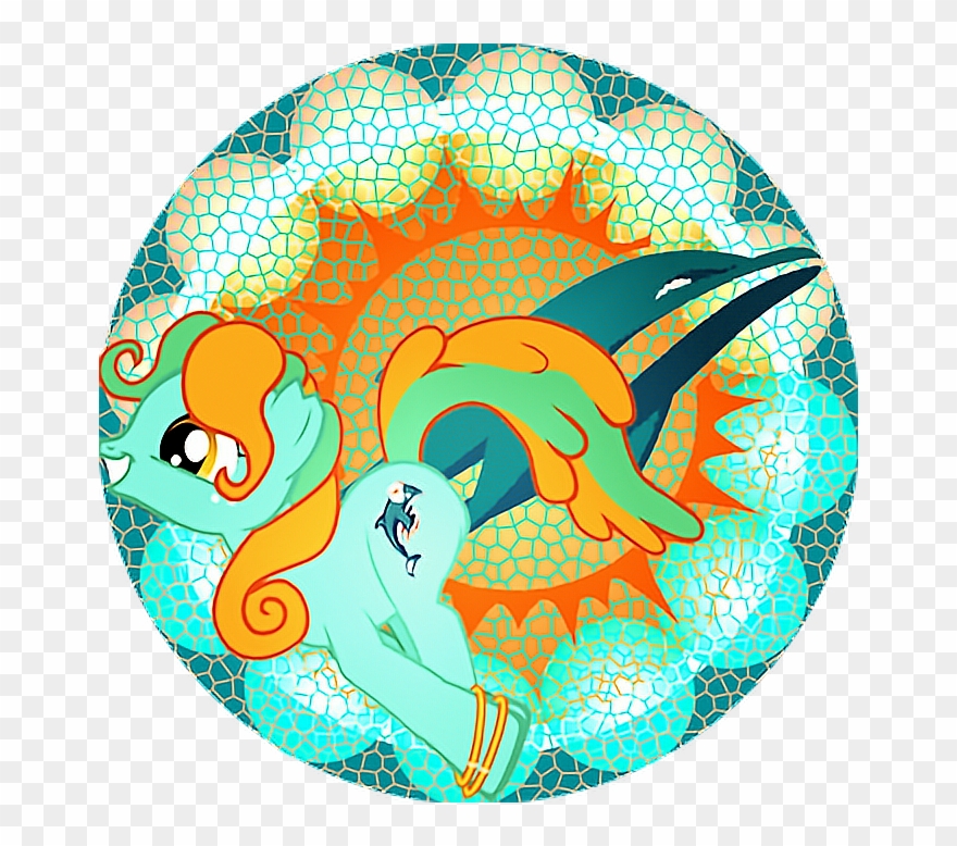 Mylittlepony Pony Nfl Miamidolphins Dolphins Clipart