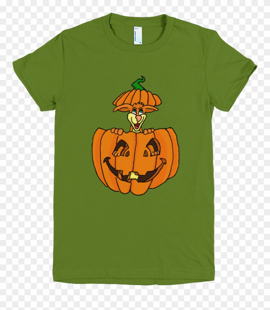 Splashin' Joey Kangaroo In A Jack O' Lantern Clipart