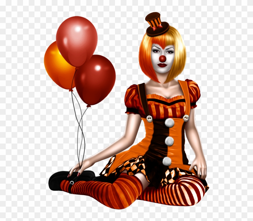 Clown Girl By Julia Fox Clipart