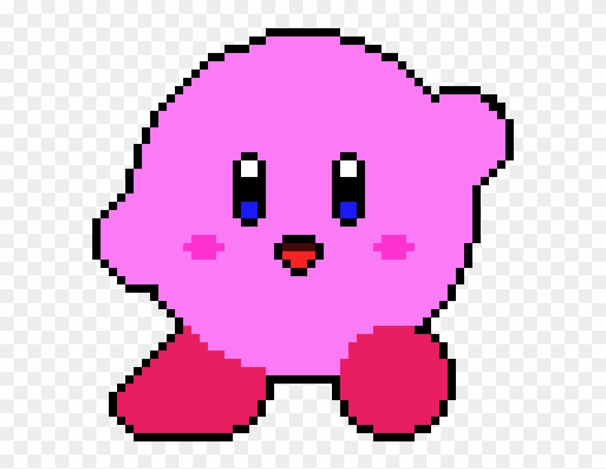 Walking Kirby By Papermario Clipart 2335472 Pinclipart