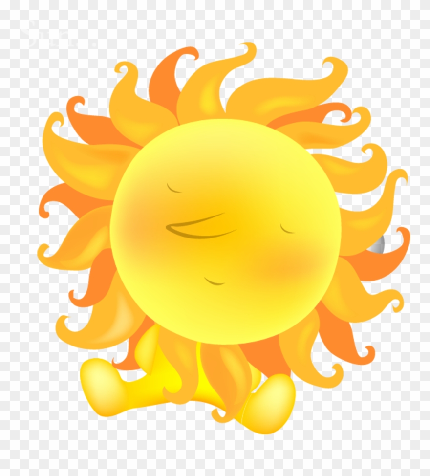 Cartoon Cute Summer Hot Sun 2093*2222 Transprent Png Clipart
