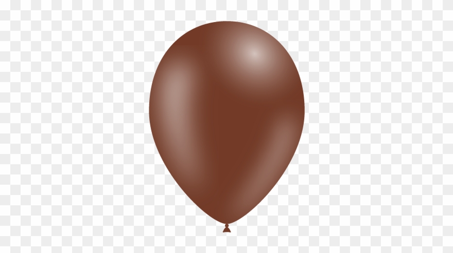Globos Marrón Chocolate 50u 28cm Clipart