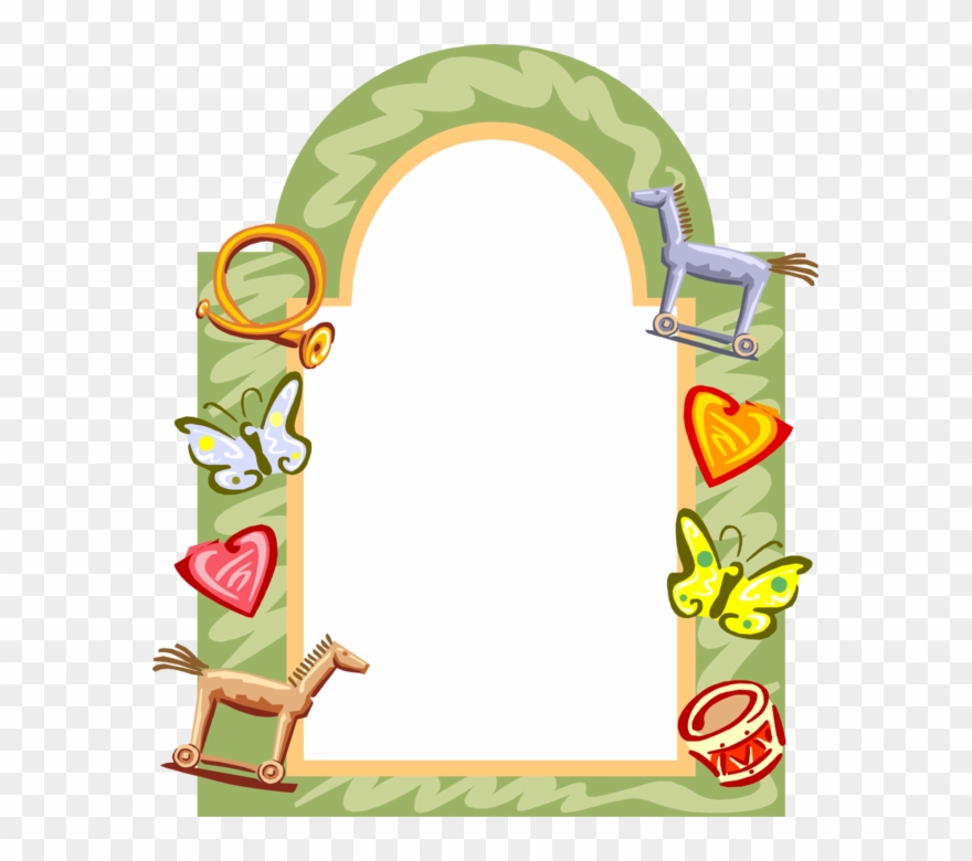 Children S Frame Image Illustration Of Childrens Clipart