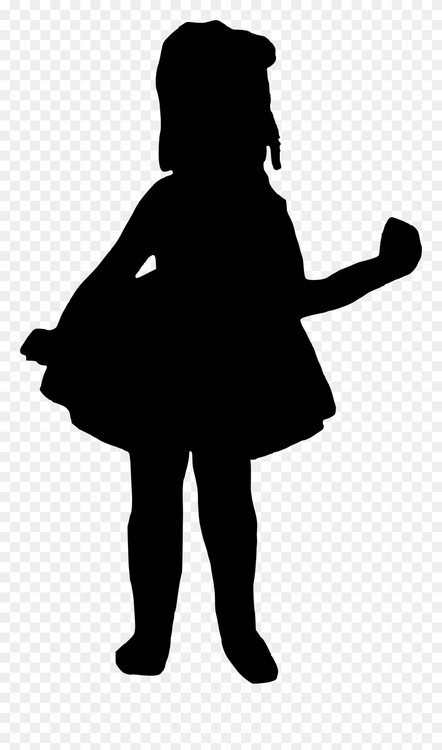 Free Png Girl Silhouette Png Clipart