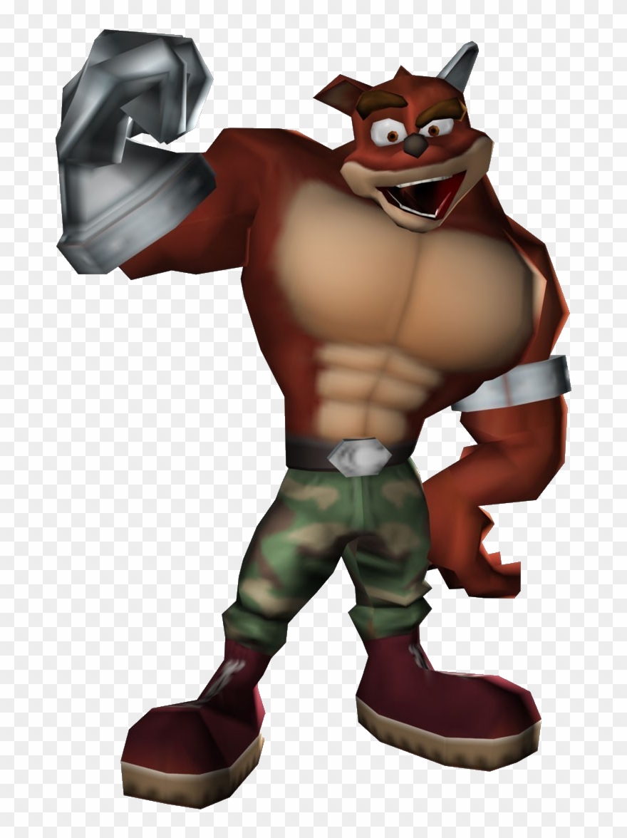 Crash Bandicoot Clipart Crash Tag Team Racing - Png Download