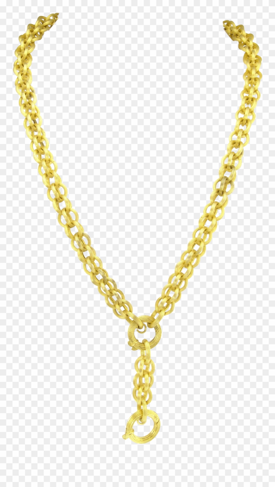 Gold Chain Clip Art - Png Download