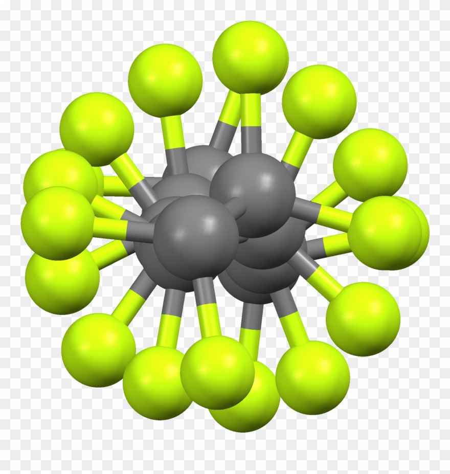 Perfluorodecyl Chain Looking Down Helical Axis From Clipart