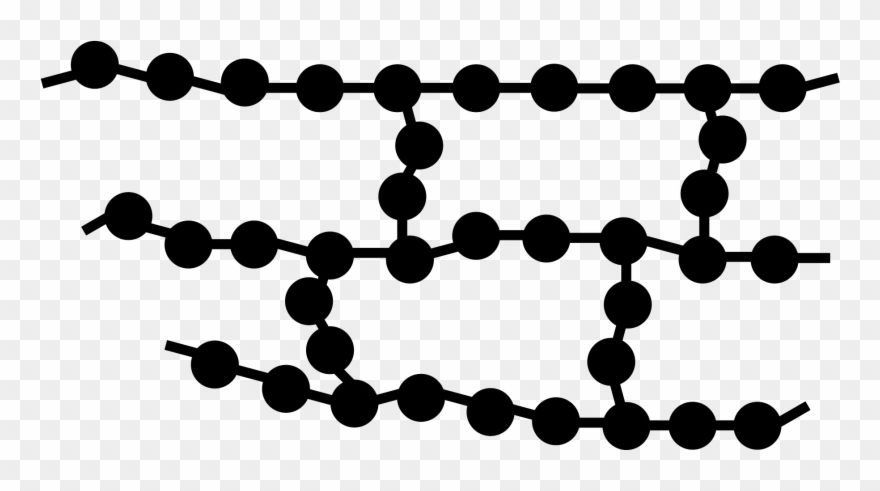 Fichier - Polymer Chain - Elastomer - Svg Clipart