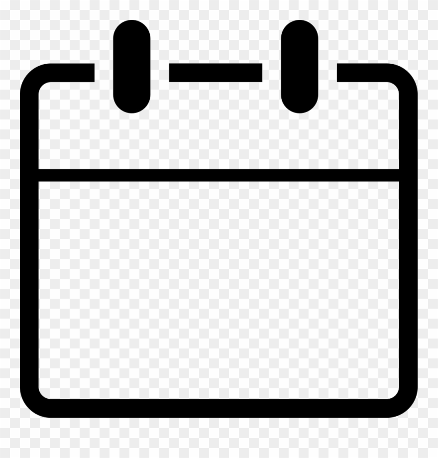 Calendar Svg Png Icon Free Download 383633 Onlinewebfonts Clipart