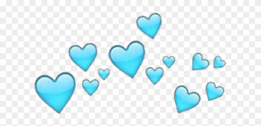 Blue Crown Tumblr Hearts Hearts Clipart