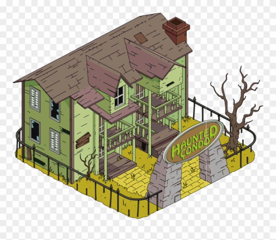 Haunted Condo Clipart