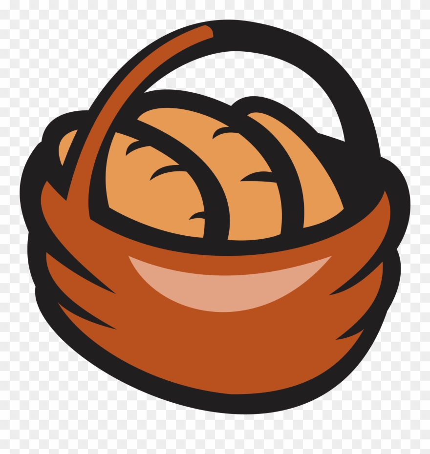 Basket Of Bread Loaf Bakery Clipart