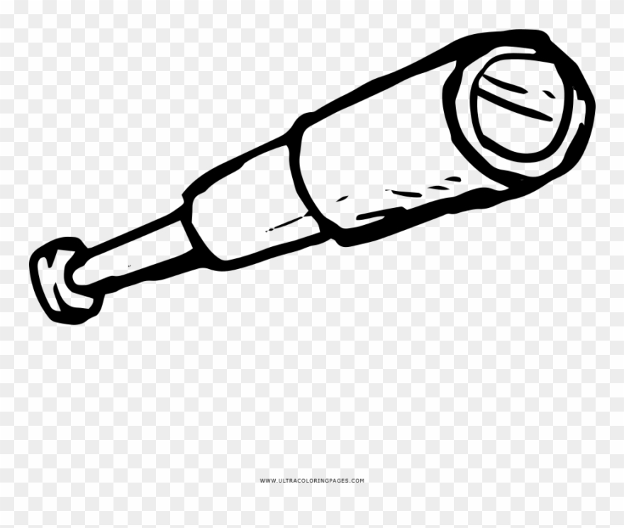 Spotting Scopes Coloring Book Binoculars Clip Art - Png Download
