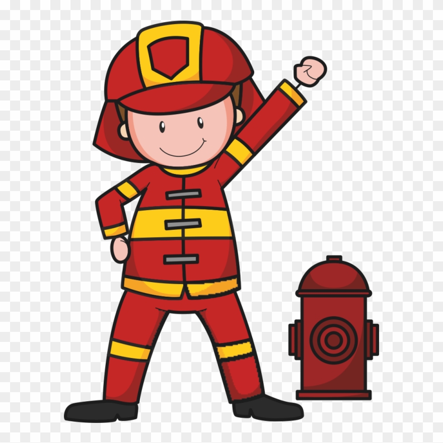 Firefighter Clipart Images - Png Download