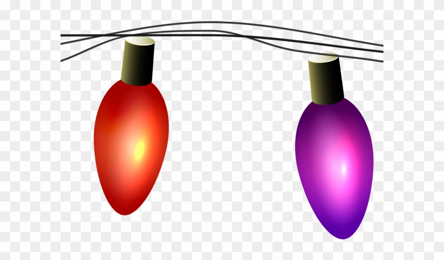 Palm Tree Clipart Christmas Light - Png Download