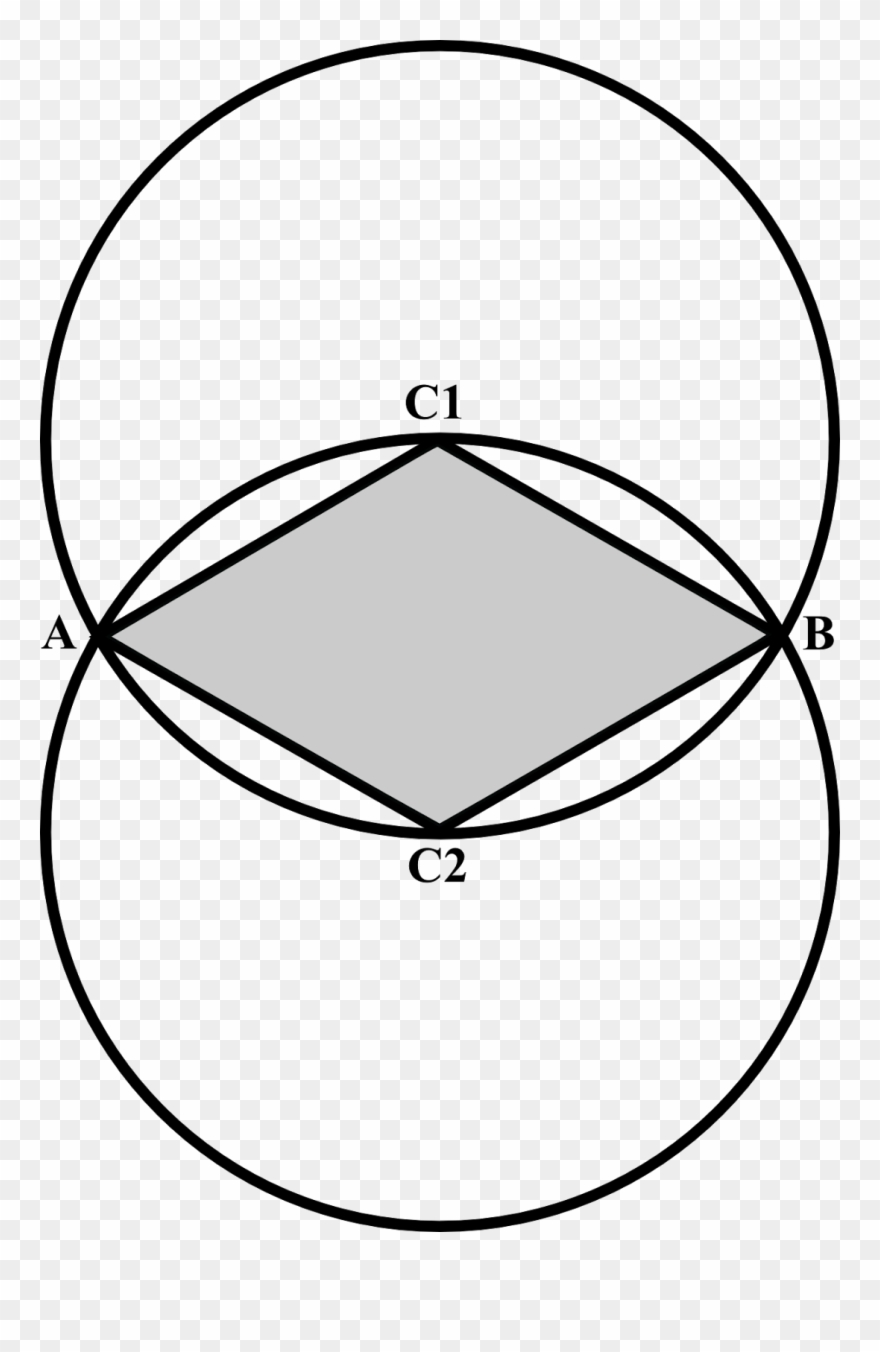 Each Passes Through The Center Of The Other Clipart