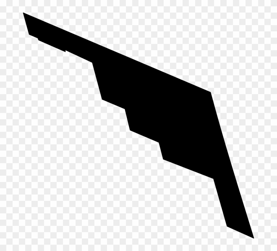Jet Fighter Clipart B1 Bomber - Png Download