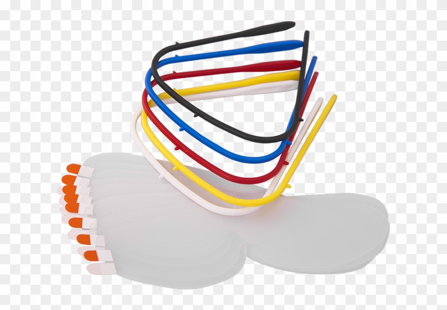 05td0204, Clear Vision Frame Mixed Colours Clipart