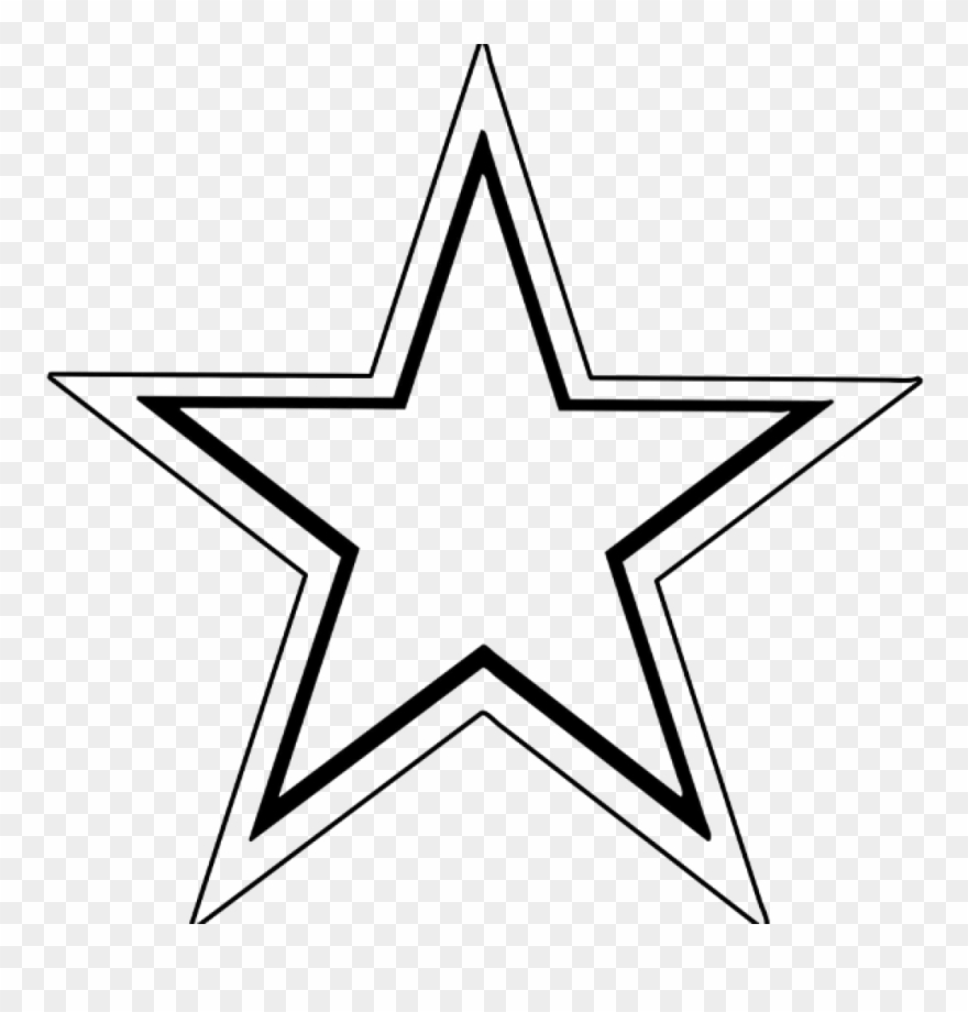 Star Outline Clipart Star Outline Image Star Clip Art - Png Download