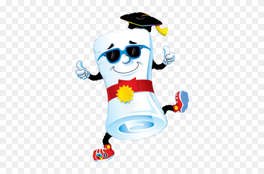 Mr Diploma Large Foil Balloon 1pc Clipart