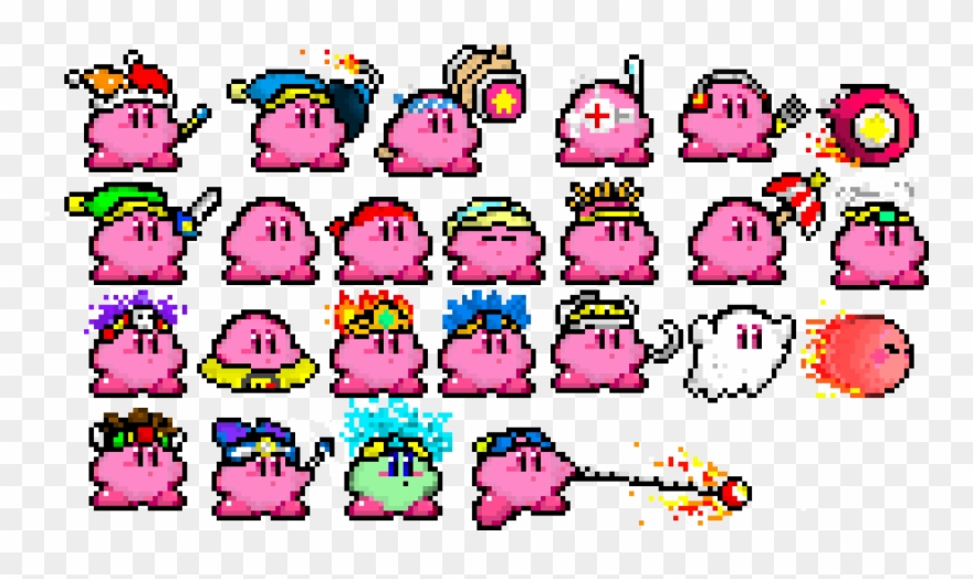 Kirby Updated Sprites Clipart